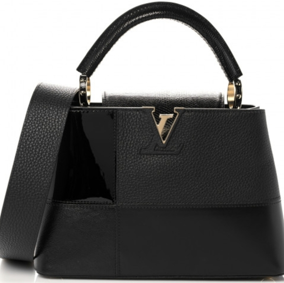 Louis Vuitton Taurillon Calfskin Karung Patwork Capucines BB - Picture 3 of 15